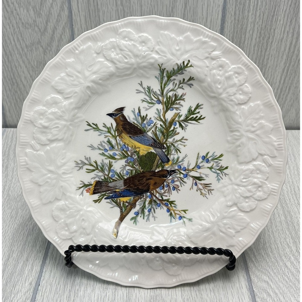 Alfred Meakin Birds of America Dinner Plate #43 Cedar Bird Design